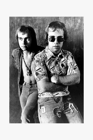 Elton John and Bernie Taupin, London, 1971