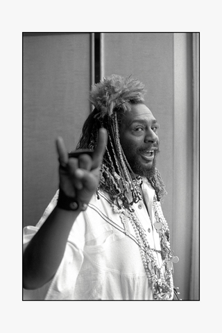 George Clinton, Parliament Funkadelic, The Portman Hotel, London, 1985