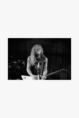 James Hetfield, Metallica, Long Beach, 1986