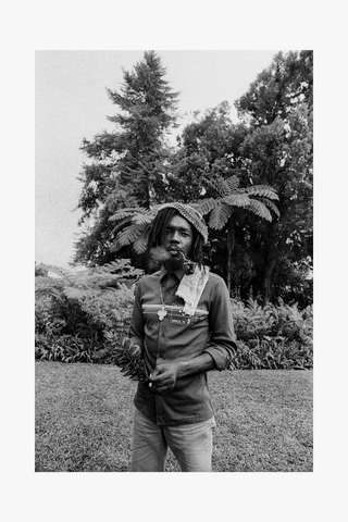 Peter Tosh, Smoking, Kingston, Jamaica, 1978