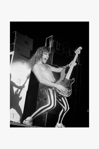 Steve Harris, Iron Maiden, Long Beach, 1983