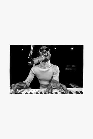 Stevie Wonder, Recording Studio, Los Angeles, 1974