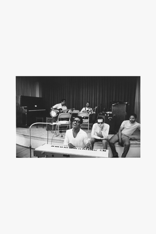 Stevie Wonder, Rehearsal, Music Scene, Los Angeles, 1969