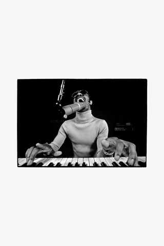 Stevie Wonder, Rehearsal, Los Angeles, 1974
