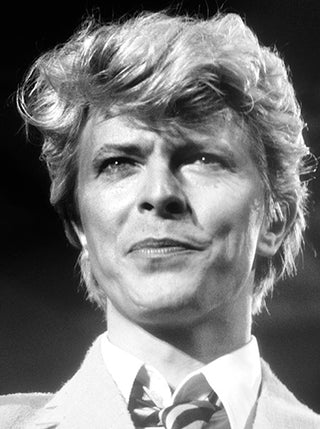 David Bowie, Black and White, Fréjus, France, 1983 by Luciano Viti