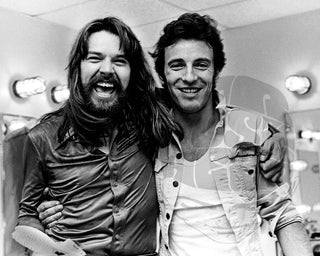 Bob Seger & Bruce Springsteen, Pine Knob, 1978 by Tom Weschler