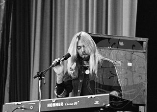 Greg Allman, The Allman Brothers Band, Pine Knob, 1976 by Tom Weschler