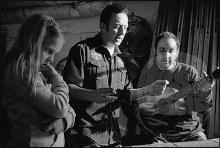 Joe Strummer and Smokey Hormel, 2002