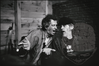 Keith Richards and Levon Helm, Woodstock, NY, 1996