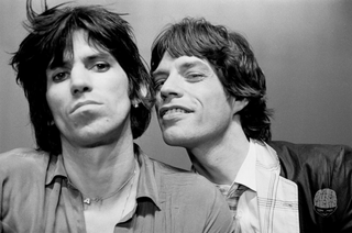 Mick Jagger and Keith Richards, New York, USA, 1978, by Michael Putland