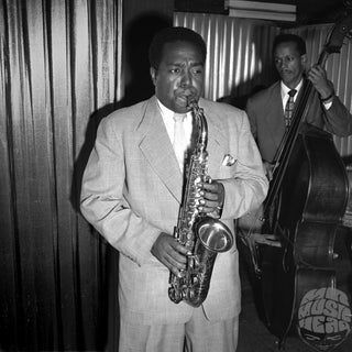 Charlie Parker with Tommy Potter, NY 1949 by William "PoPsie" Randolph