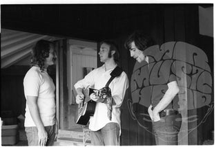Crosby, Stills, Nash, & Young, Rehearsing for Woodstock, 1969
