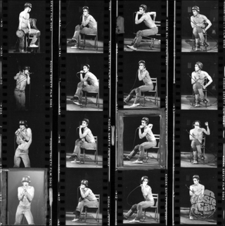 Iggy Pop, Lust for Life Contact Sheet, 1977