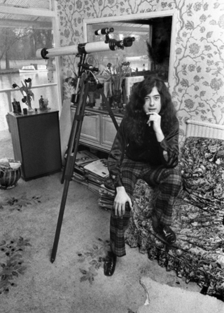 Jimmy Page, Led Zeppelin, 1970 by Barrie Wentzell