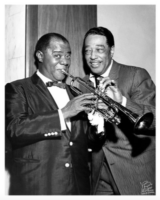 Louis Armstrong & Duke Ellington by William "Popsie" Randolph