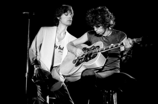 Mick Jagger & Keith Richards, The Rolling Stones, 1978 by Richard E. Aaron