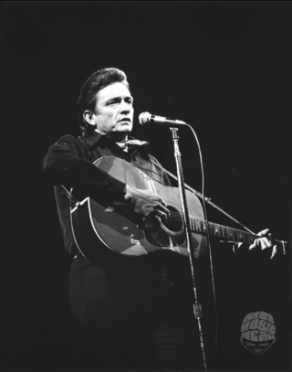 Johnny Cash, Madison Square Garden, 1969 by Steve Banks