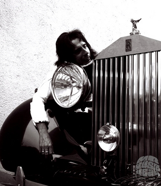 Alice Cooper with Rolls Royce