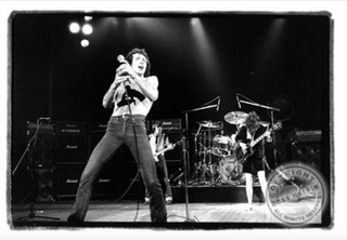 AC/DC, Powerage Tour, London, 1978