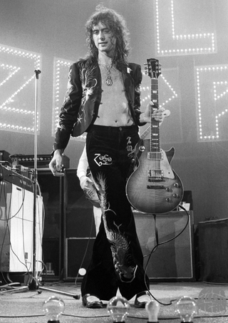 Jimmy Page, Led Zeppelin, 1975
