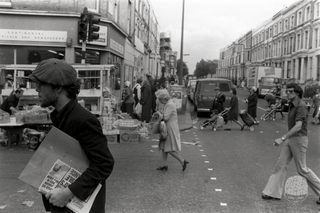 Tom Waits, Portobello Road, 1976, by Michael Putland