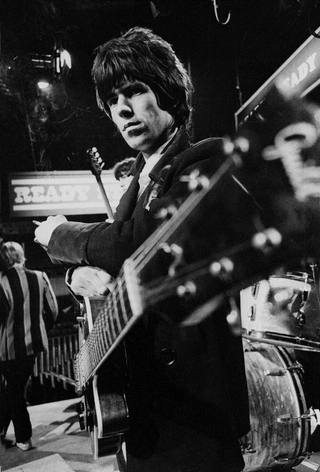 Keith Richards, The Rolling Stones, 1966 by Barrie Wentzell