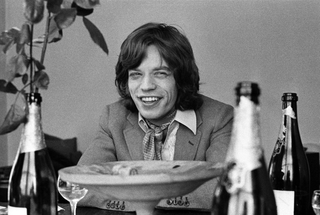 Mick Jagger, The Rolling Stones, 1970 by Barrie Wentzell