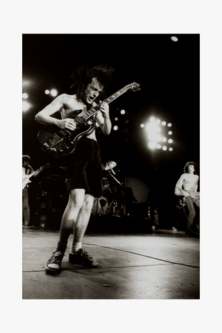 Angus Young, AC/DC, Long Beach, 1979