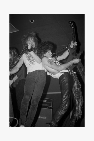 Axl Rose and Slash, Guns N' Roses, Hollywood Rose, Los Angeles, 1984