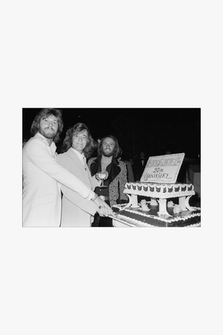 The Bee Gees, 20th anniversary, New York City, 1975