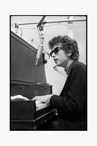 Bob Dylan, Playing Piano, Highway 61 Revisited, New York City, 1965