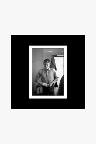 David Bowie, Lodger Dressing Room, London, 1979 (Pre-Matted, Open Edition)