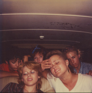 The Go-Go's, Fun Time USA (Polaroid) by Gina Schock