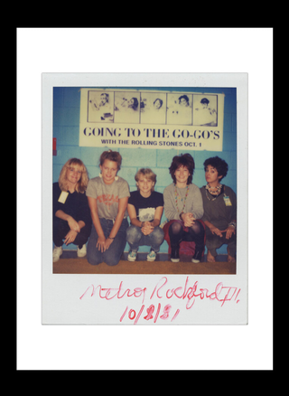 Going to The Go-Go's (Polaroid) by Gina Schock