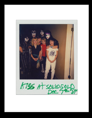 The Go-Go's, KISS Me (Polaroid) by Gina Schock