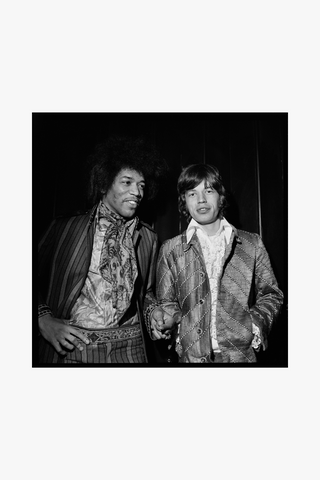 Mick Jagger & Jimi Hendrix, Top of the Pops, London, 1967