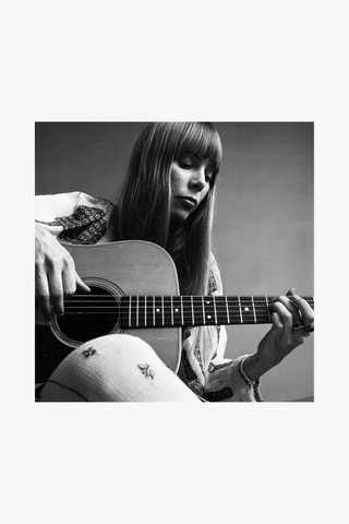 Joni Mitchell, Playing Guitar, New York City, 1968