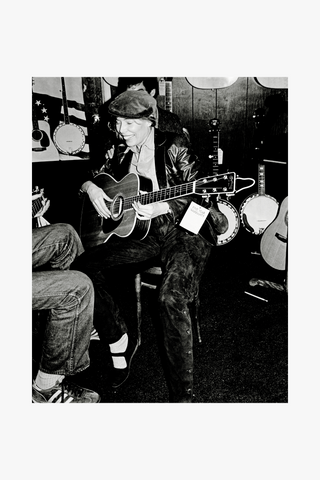 Joni Mitchell, Backstage at McCabe's Guitar Shop, Santa Monica, 1982