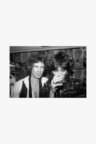 Keith Richards and Ronnie Wood, The Rolling Stones, Danceteria, New York City, 1980