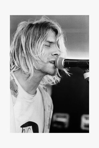 Kurt Cobain, Nirvana, Beehive Records, Seattle, 1991
