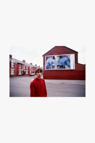 Liam Gallagher, Oasis, Maine Road Stadium, Moss Side, Manchester, 1994