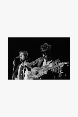 Mick Jagger and Keith Richards, The Rolling Stones, Oakland Coliseum, 1969