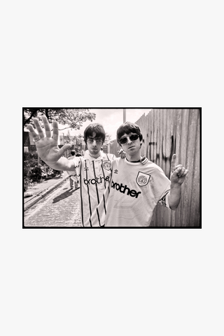 Noel and Liam Gallagher, Oasis, Sly St, London, 1994