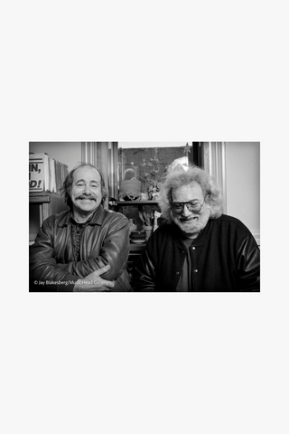 Robert Hunter and Jerry Garcia, The Grateful Dead, San Rafael, 1991