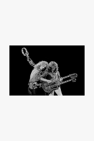 Robert Plant and Jimmy Page, Led Zeppelin, New York City, 1975