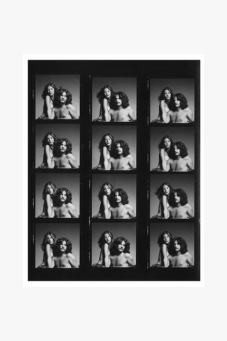 Stevie Nicks-and Lindsey Buckingham, Buckingham Nicks Album Cover Contact Sheet, 1973