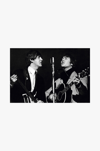 Paul McCartney and John Lennon, The Beatles, Wembley Studios, London, 1964