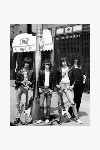 The Ramones, CBGB, New York City, 1975