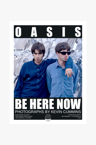 SIGNED Oasis: Be Here Now Exhibition Poster, 2025