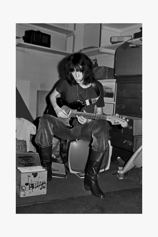 Patti Smith, Guitar and Record Holder, 1977